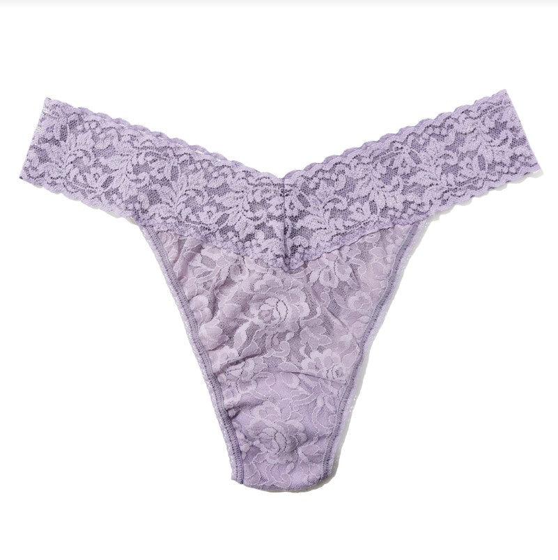 Signature Lace Original Rise Thong - Violet Daze - Jaffi's