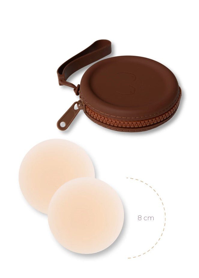 Silicone LUXE Combo - Nipple Covers + Carrying Case - Jaffi's