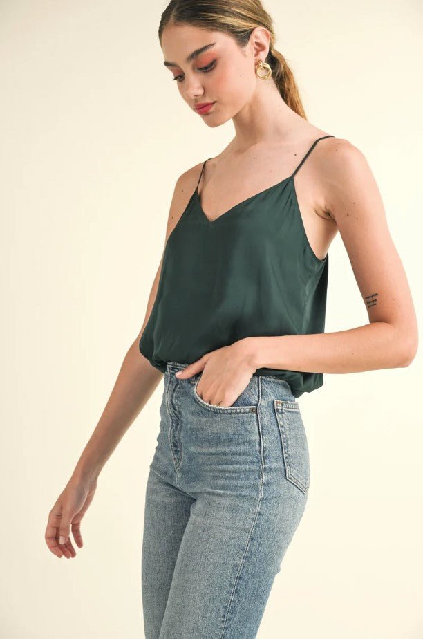 Silky Amore Top - Teal Blue - Jaffi's