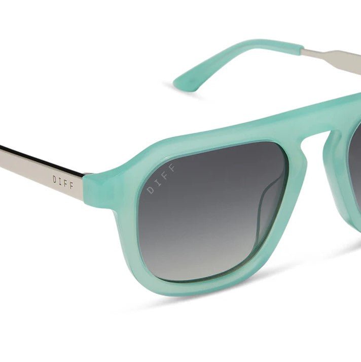 Sims Sunglasses - Bronco Blue + Grey Gradient Polarized - Jaffi&