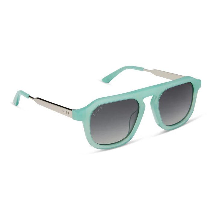 Sims Sunglasses - Bronco Blue + Grey Gradient Polarized - Jaffi&