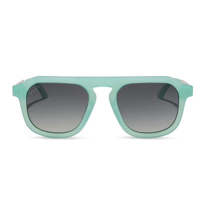 Sims Sunglasses - Bronco Blue + Grey Gradient Polarized - Jaffi's