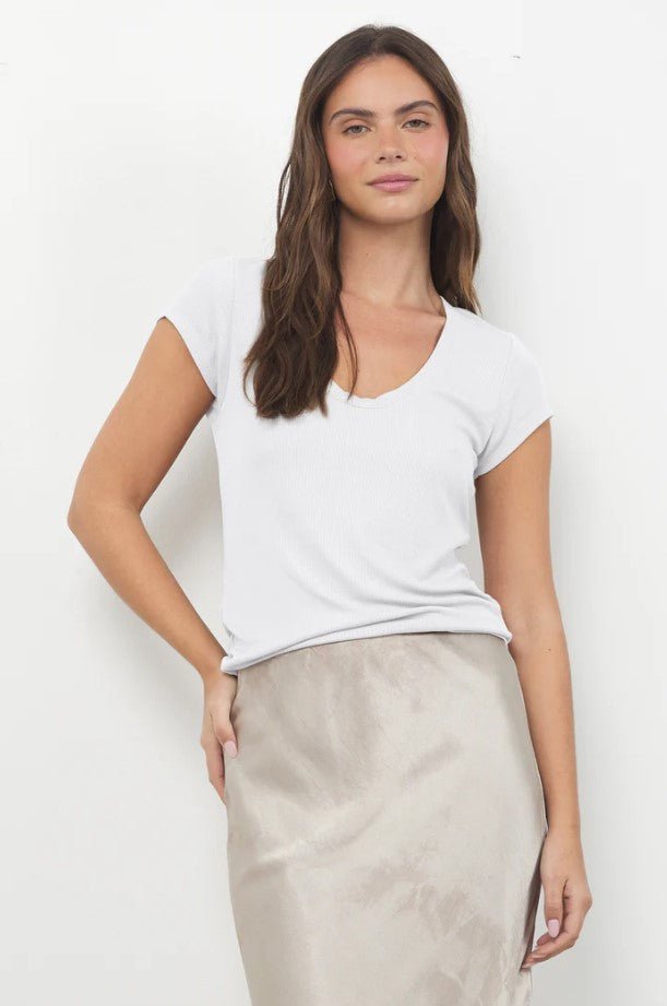 Skye Tee - White - Jaffi's