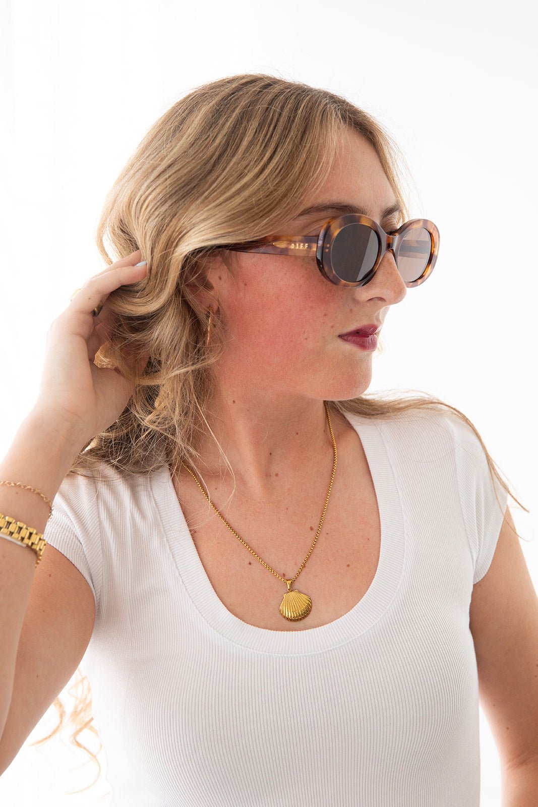 Skye Tee - White - Jaffi's