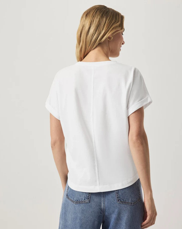 White Skye Slub Tee