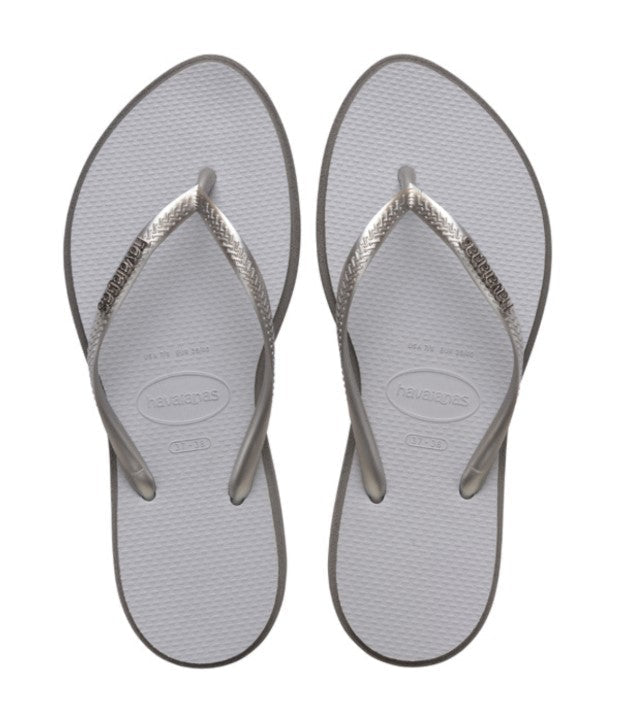 Slim Point Flip Flop - Steel Grey - Jaffi's