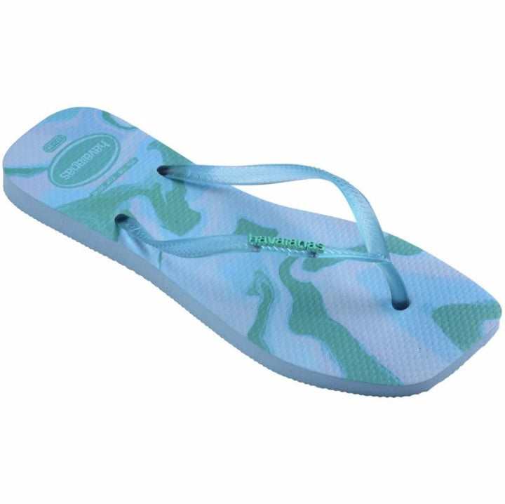 Slim Square Jelly Flip Flop - Lavender Blue - Jaffi&