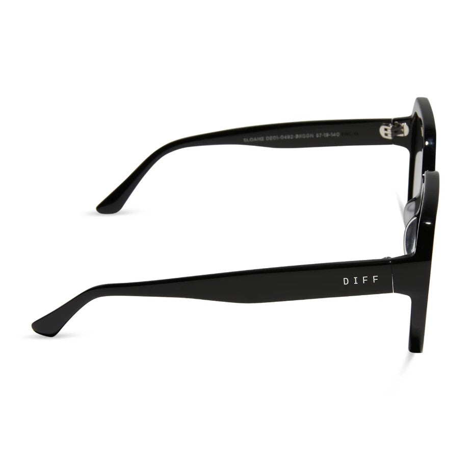 Sloane Sunglasses - Black + Grey Gradient