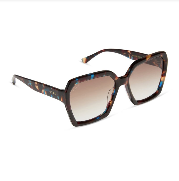 Sloane Sunglasses - Confetti Tortoise + Brown Gradient