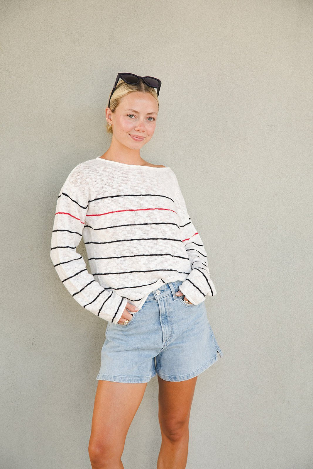 Smith Stripe Pullover - Chalk Combo - Jaffi's