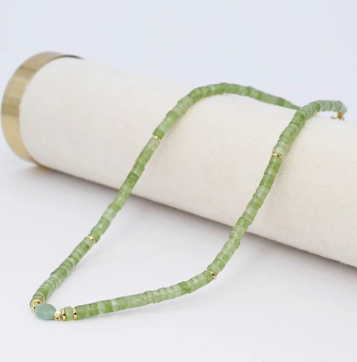 So Serene Gemstone Necklace - N21 - Jaffi's