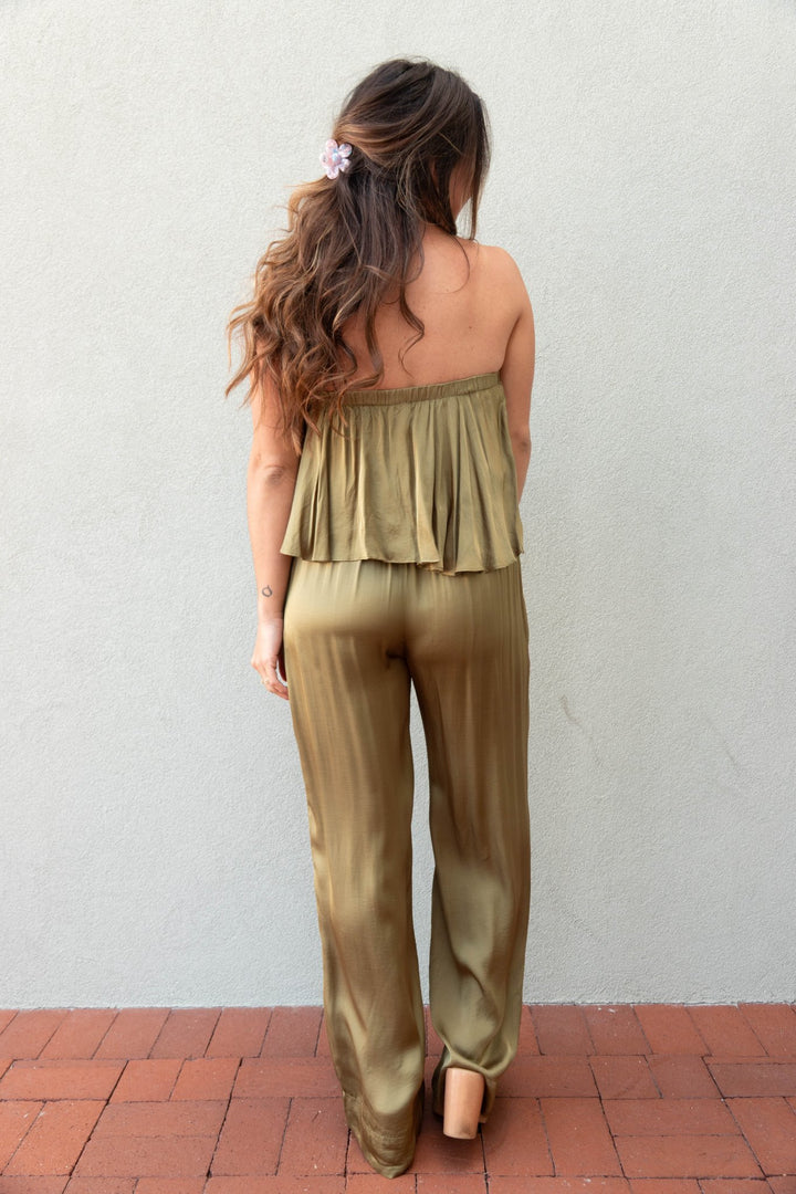 Solstice Jumpsuit - Dark Olive - Jaffi's