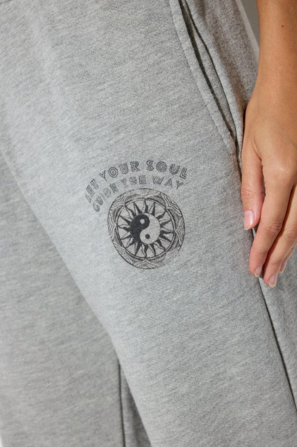 Soul Guide Eden Sweatpant - Heather Grey - Jaffi's