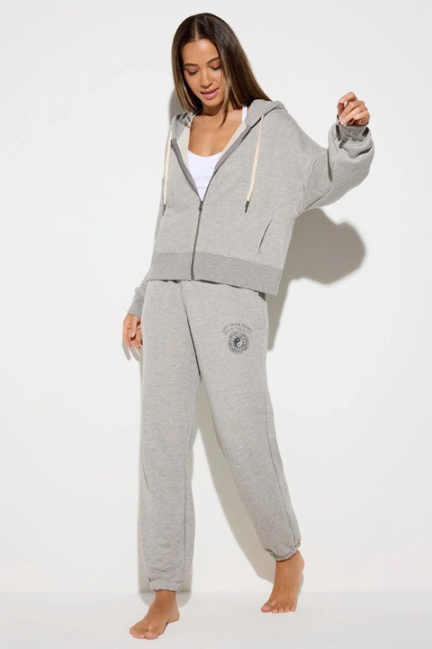 Soul Guide Muse Zip Hoodie - Heather Grey - Jaffi's
