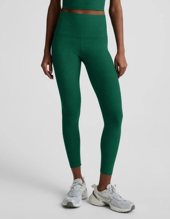 Spacedye High Waist Midi Legging - Legacy Pine Heather - Jaffi&