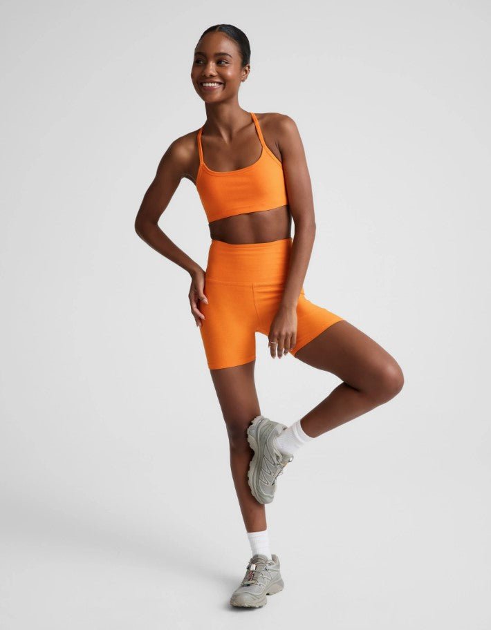 Spacedye Keep Pace 5" Short - Bright Citrus Heather - Jaffi's