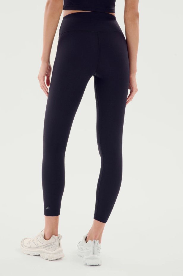 Sprint High Waist Rigor 7/8th Legging - Black - Jaffi's