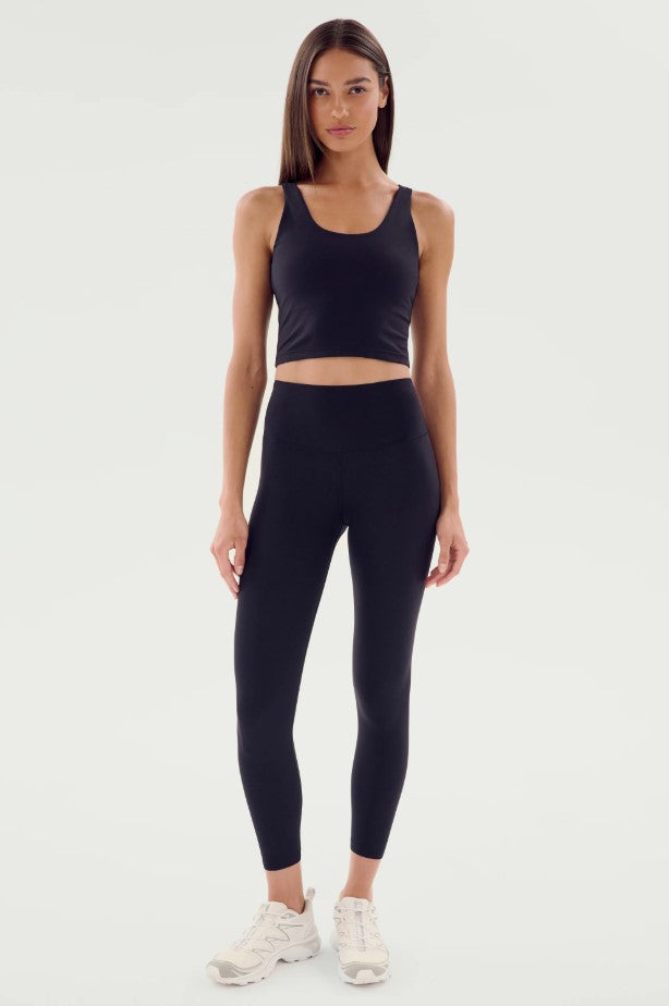 Sprint High Waist Rigor 7/8th Legging  - Black