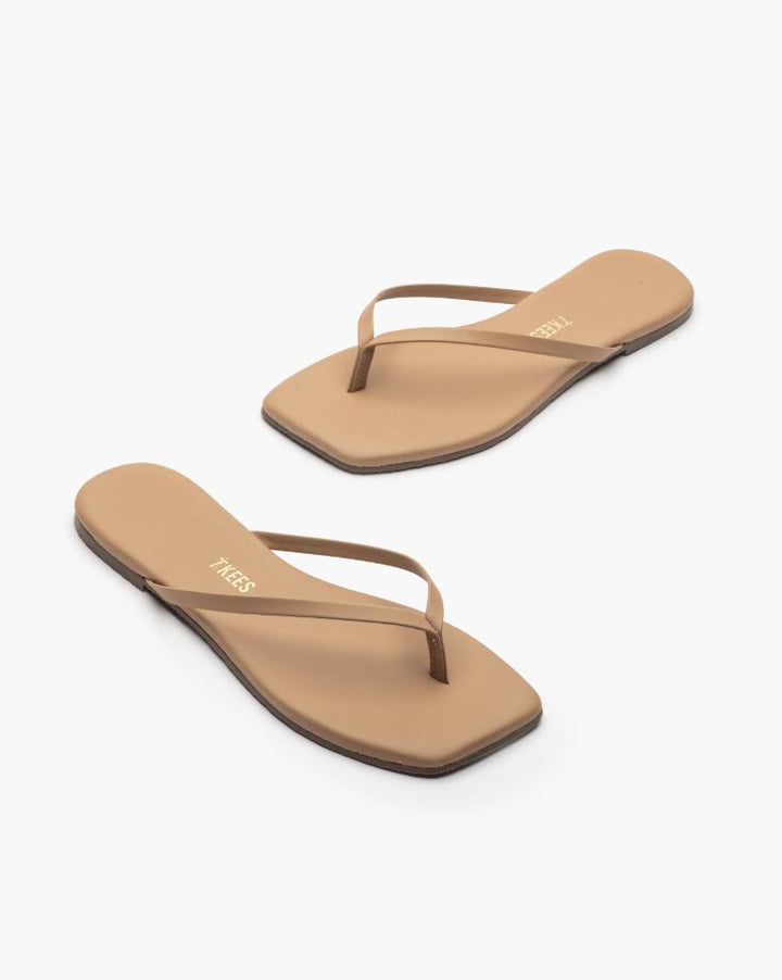 Square Toe Lily Flip Flop - Cocobutter