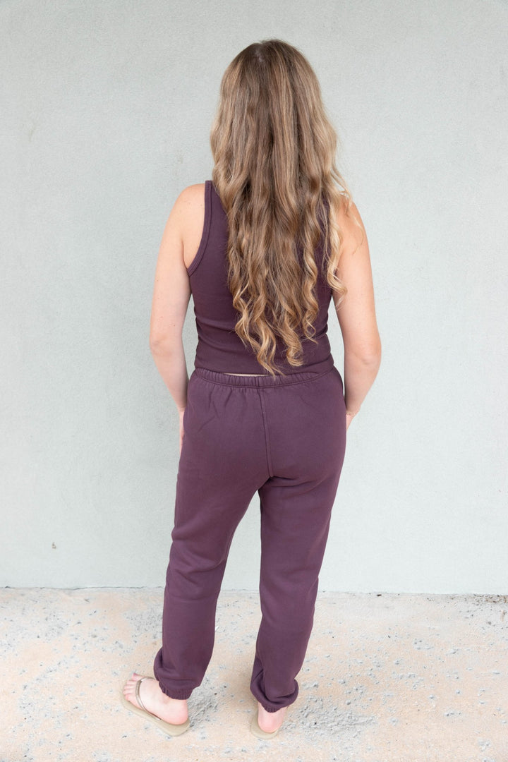 Stevie Sweatpant - Cherry Lacquer - Jaffi&