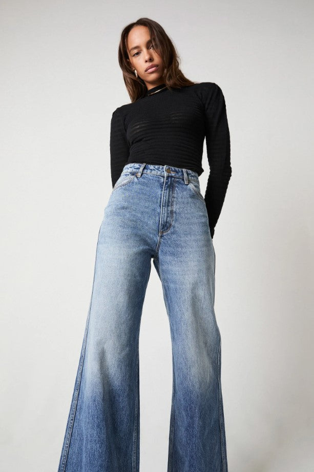 Studio Flare Jean - Real Worn