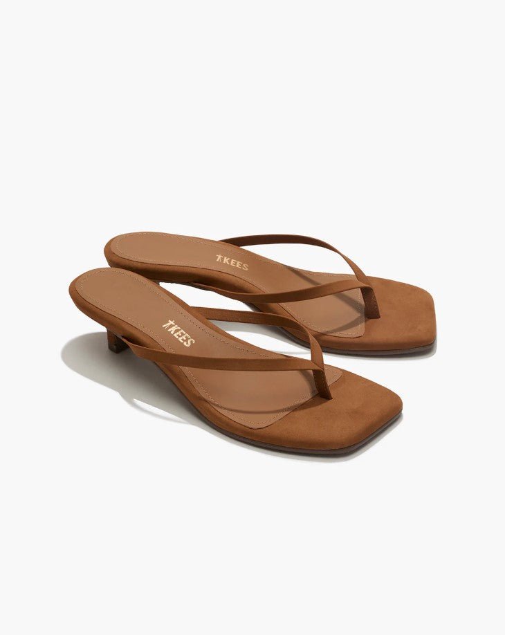 Suede Square Toe Julia - Camel - Jaffi's