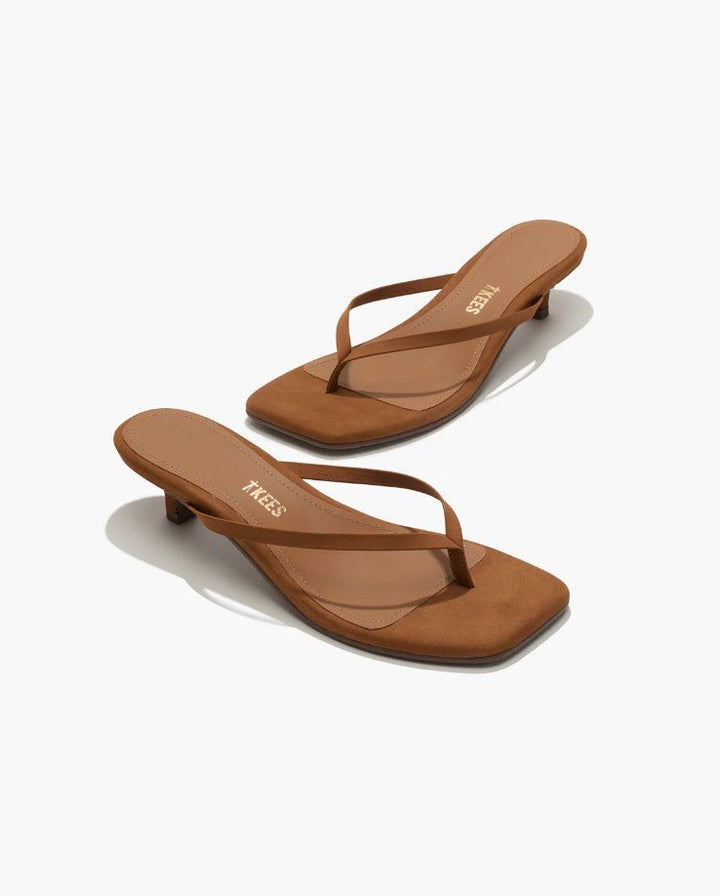 Suede Square Toe Julia - Camel - Jaffi's