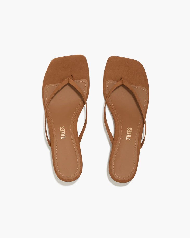Suede Square Toe Julia - Camel - Jaffi's