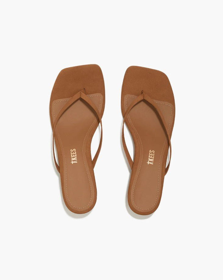 Suede Square Toe Julia - Camel - Jaffi's