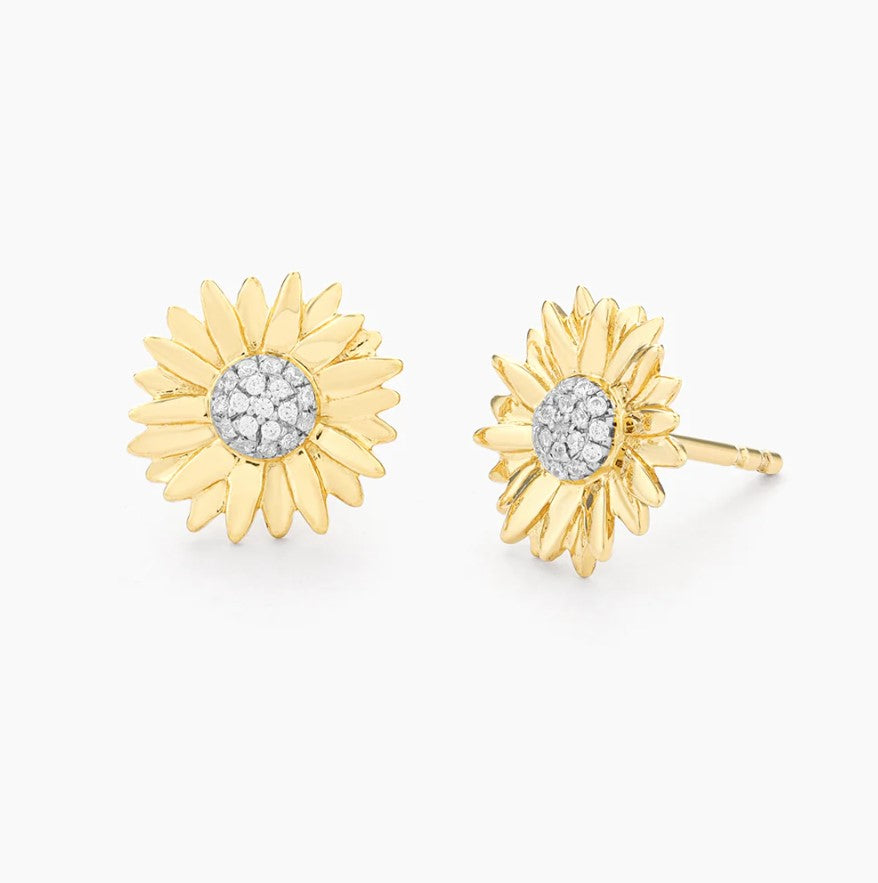 Sunflower Stud Earrings Ella Stein