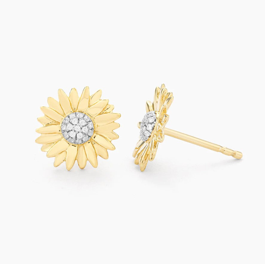 Sunflower Stud Earrings Ella Stein