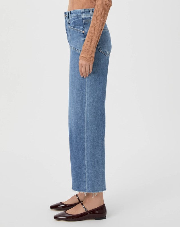 Anessa Welt Pocket Wide Leg Jean - Sunnie Distressed