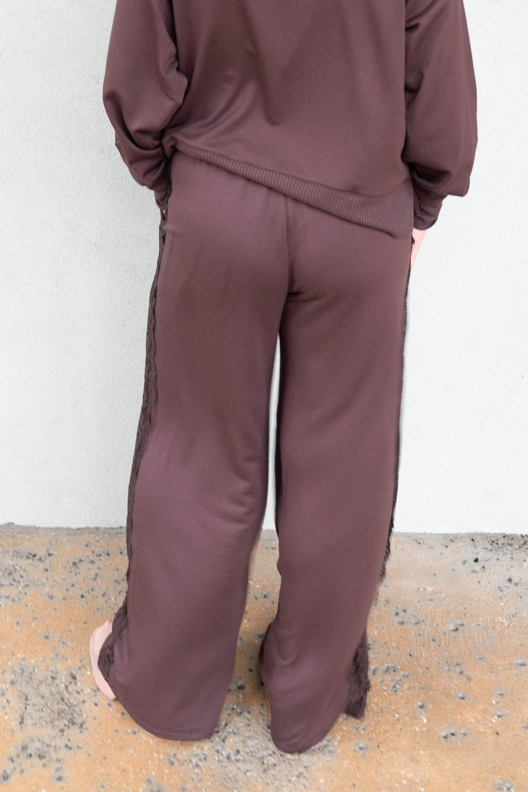 Supersoft Lace Trim Pant - Java - Jaffi&