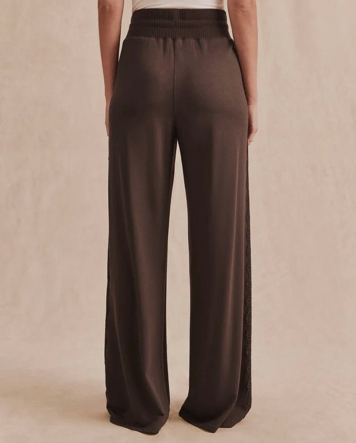 Supersoft Lace Trim Pant - Java - Jaffi&