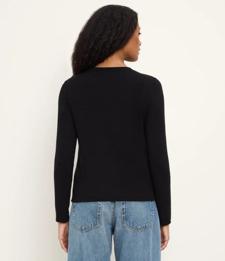 Sydney Crew Neck Long Sleeve - Black - Jaffi&