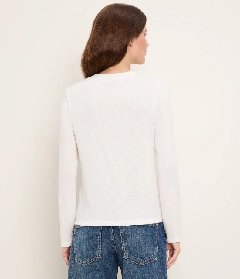 Sydney Crew Neck Long Sleeve - Coconut Milk - Jaffi&