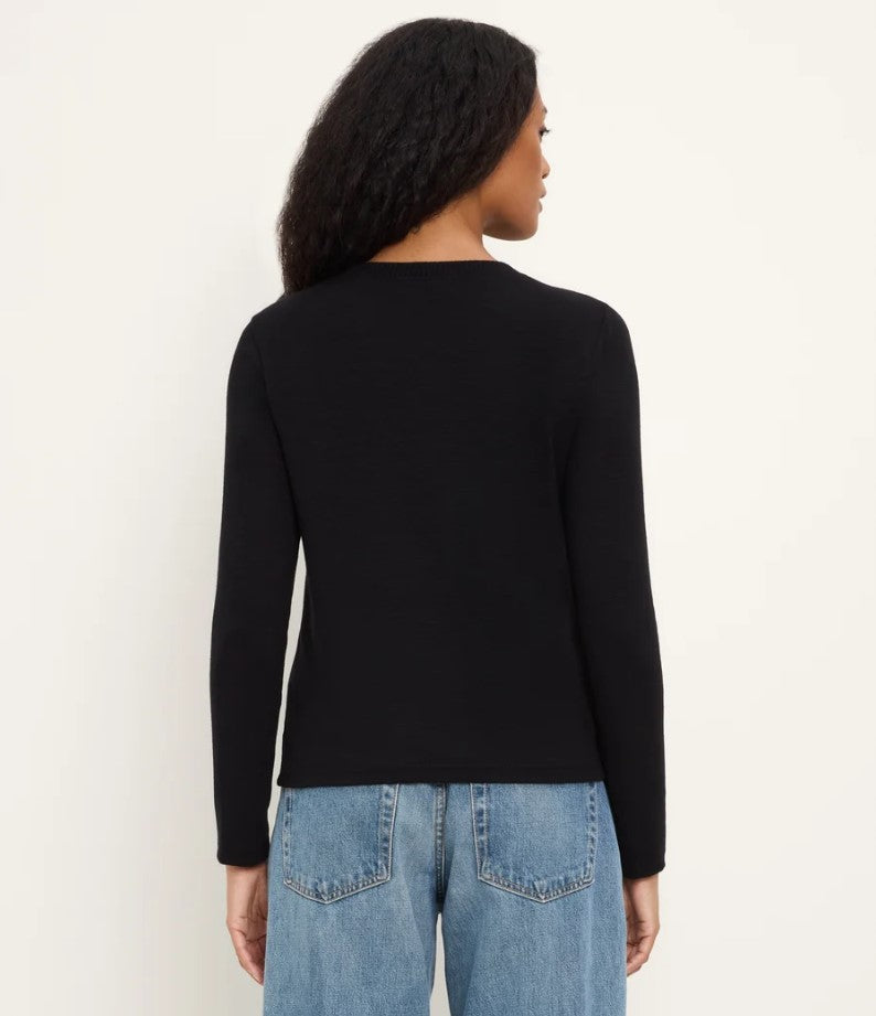 Sydney Crew Neck Long Sleeve - Black