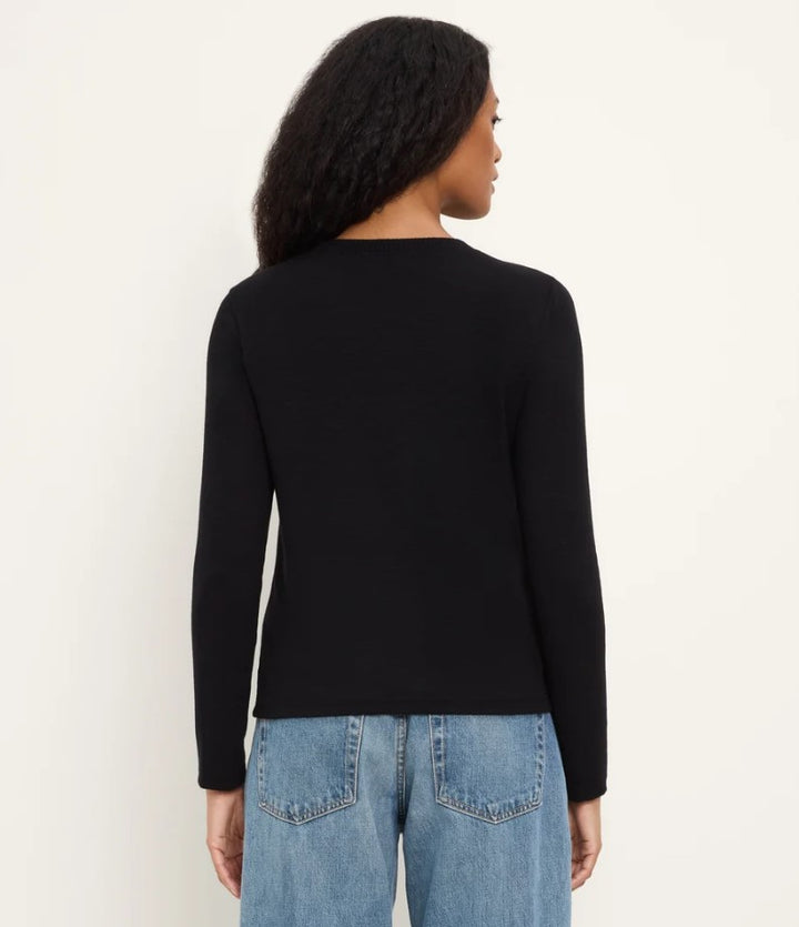 Sydney Crew Neck Long Sleeve - Black