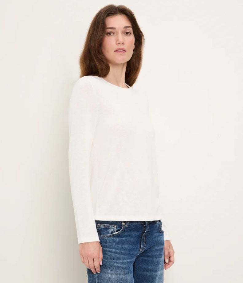 Sydney Crew Neck Long Sleeve - Coconut Milk