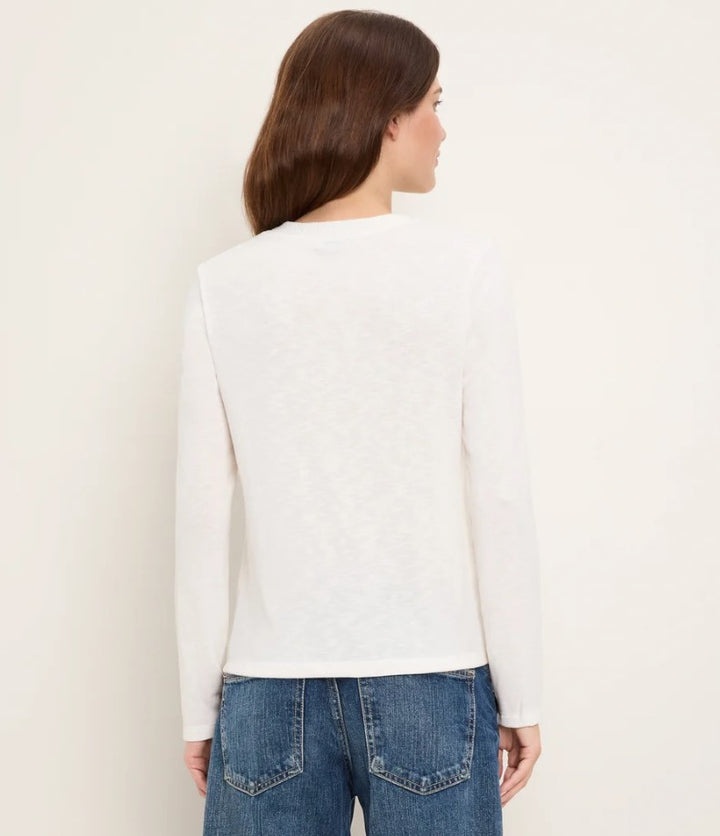 Sydney Crew Neck Long Sleeve - Coconut Milk