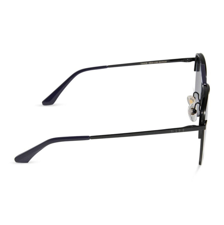 Tahoe Sunglasses - Black + Midnight Mirror Polarized - Jaffi's
