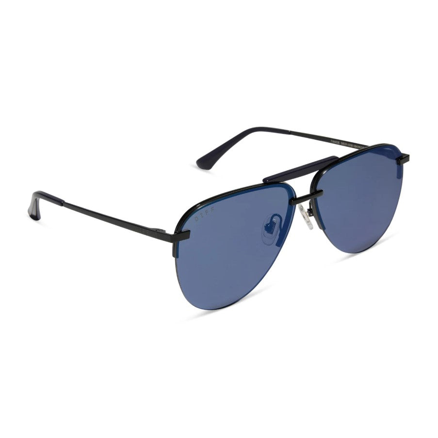 Tahoe Sunglasses - Black + Midnight Mirror Polarized