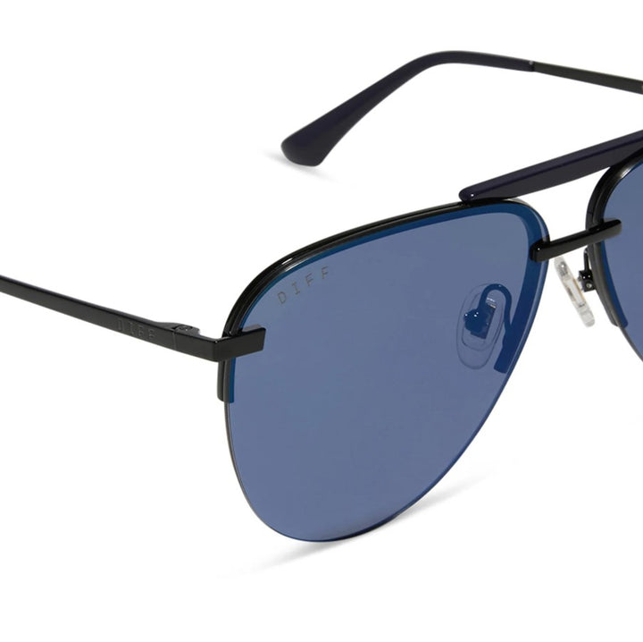 Tahoe Sunglasses - Black + Midnight Mirror Polarized