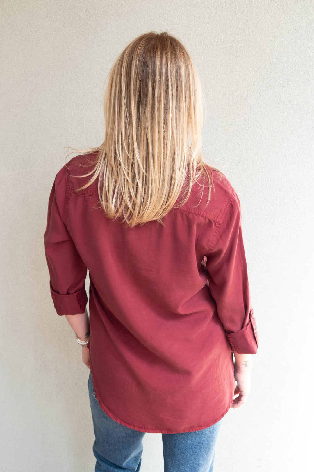 Talma Button Down - Bordeaux - Jaffi&