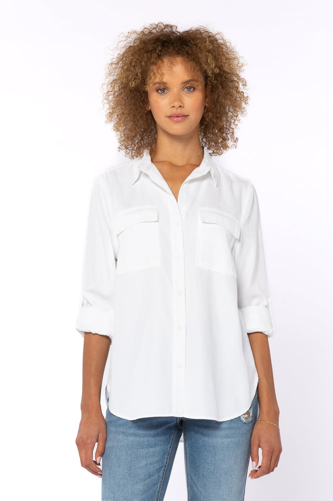 
                  
                    Talma Button Down Top - White
                  
                