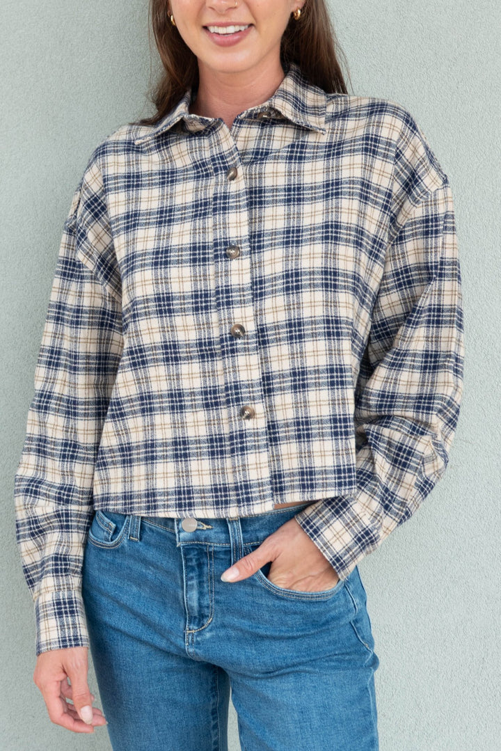 Tate Button Down - Sugar Plaid - Jaffi&