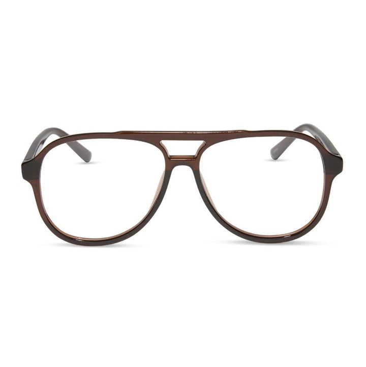 Tatum Blue Light Readers - Whiskey Crystal - Jaffi's