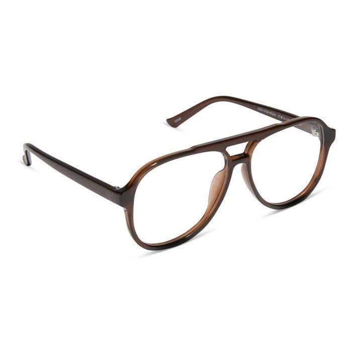 Tatum Blue Light Readers - Whiskey Crystal - Jaffi's