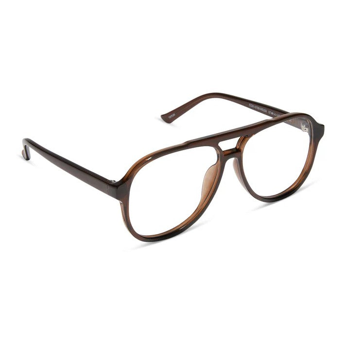 Tatum Blue Light Readers - Whiskey Crystal
