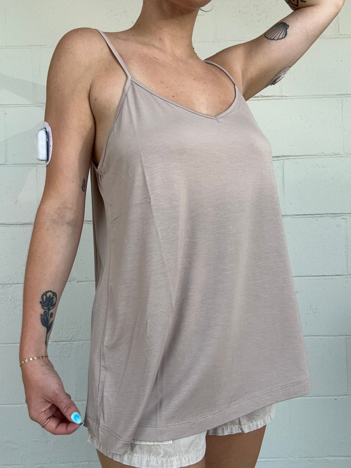 Taupe Modal Cami - Jaffi's